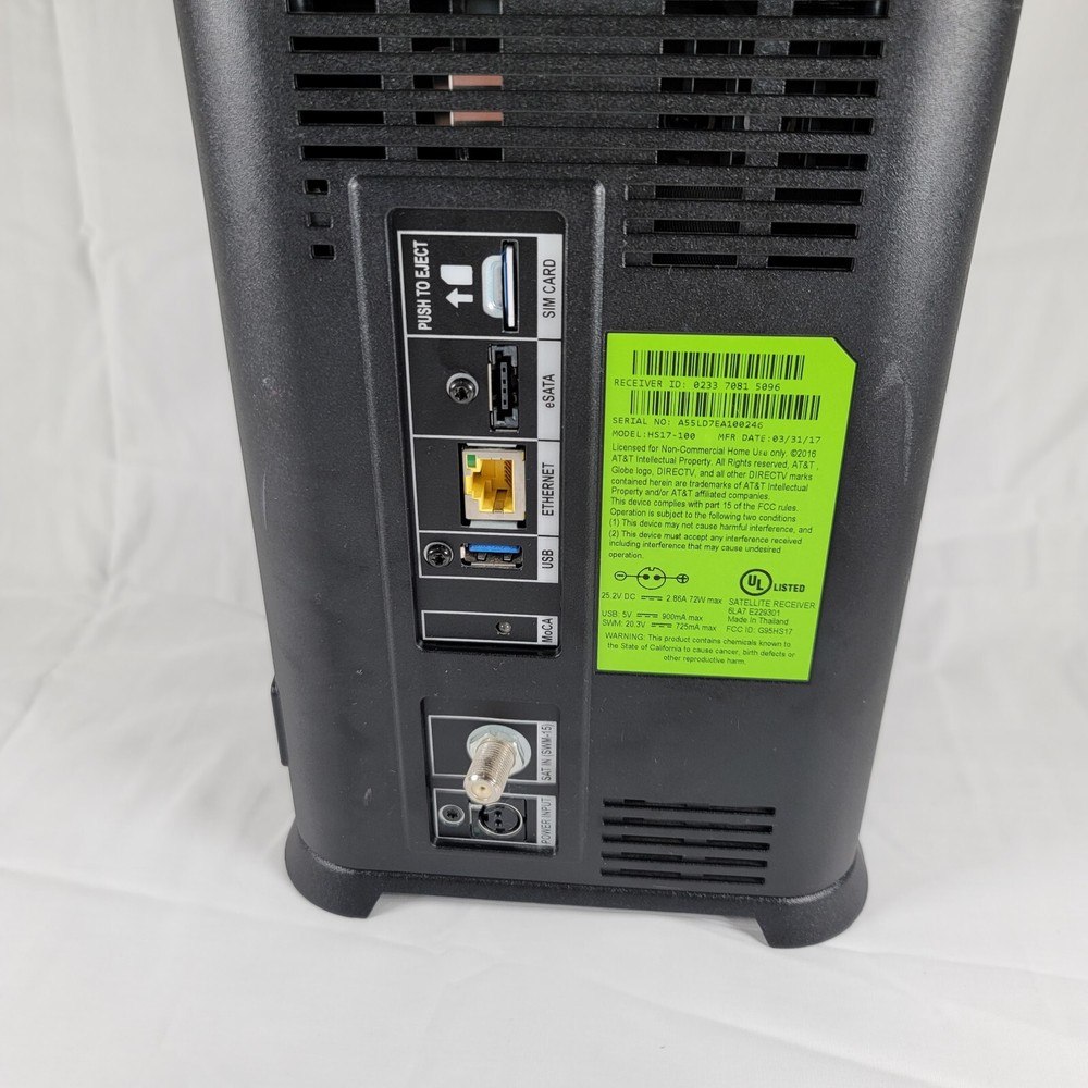 Directv HS17-100 C61-500 Genie mini no remote, working unit