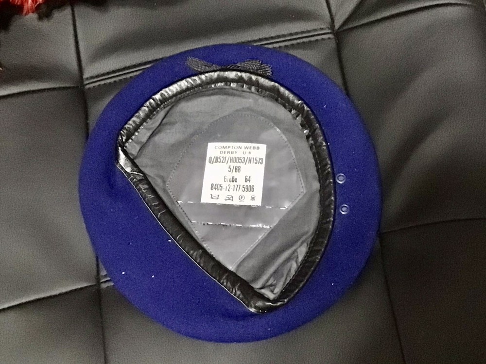GERMAN ARMY COMPTON WEBB DERBY UK BLUE BERET