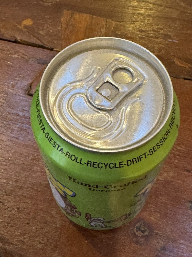 SKA Brewing - Mexican Logger - Empty Beer Can Bottom Opened - Durango Colorado