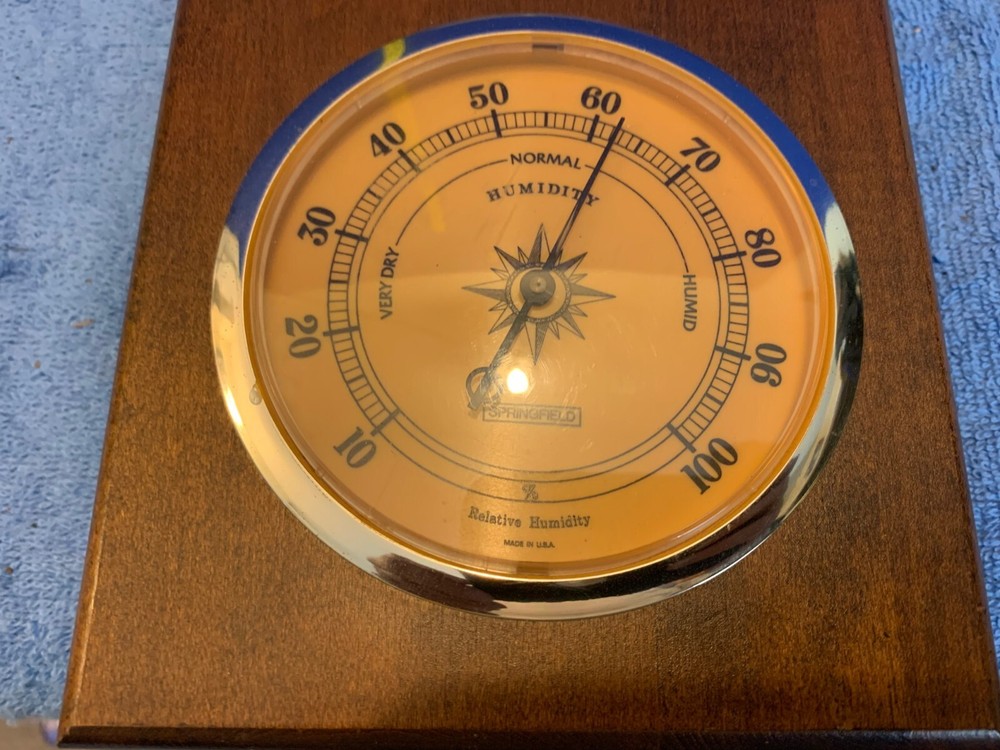 Springfield Vintage Thermometer Barometer Humidity
