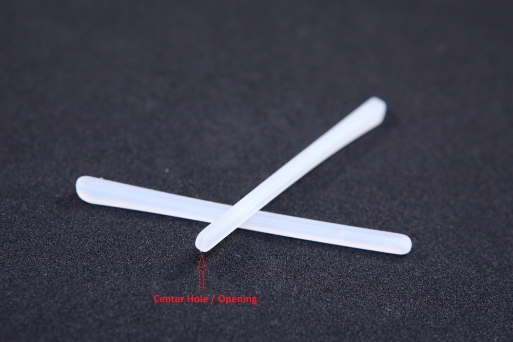 New Mykita Replacement White Silicone Temple Covers Ear Tips Needle Type Plug-in
