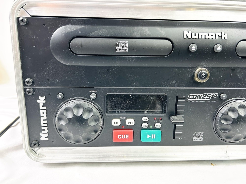 DJ Numark CDN25 Pro Professional Dual CD Player & Controller in Carry Case Works