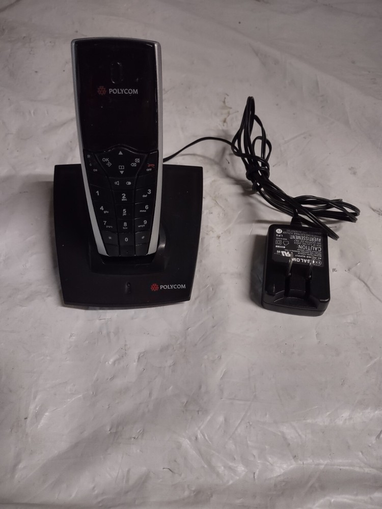 Polycom KIRK 2010 DECT Wireless Handset w/ Charging Base & Power Supply Included