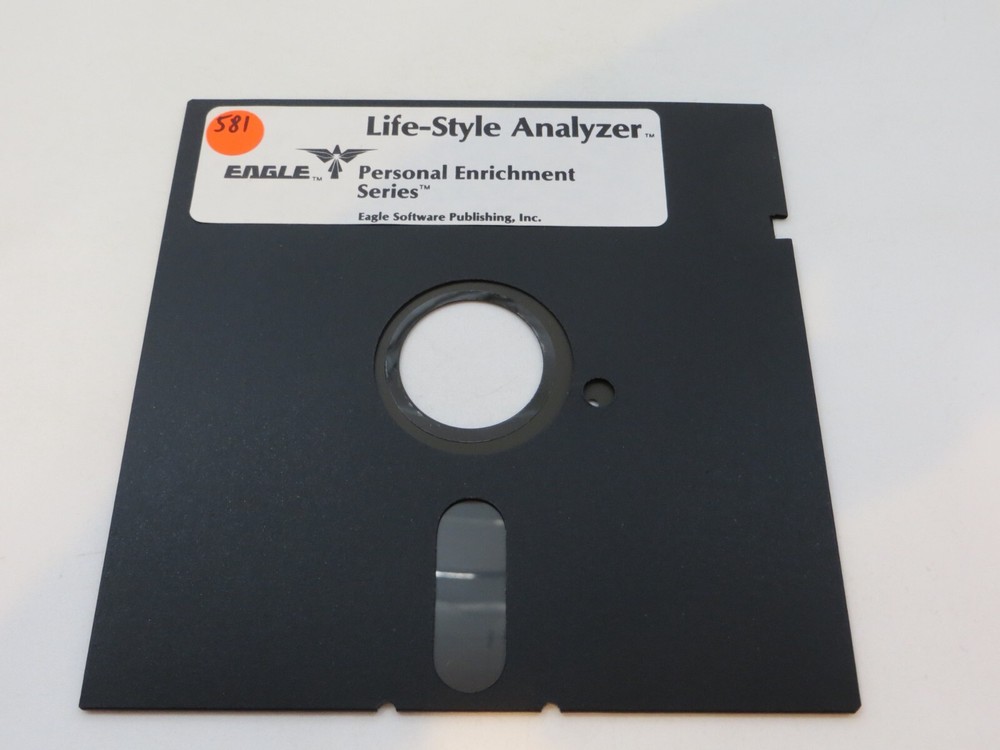 5.25" Floppy Disk Life-Style Analyzer - Eagle Personal Enrichment Series disc