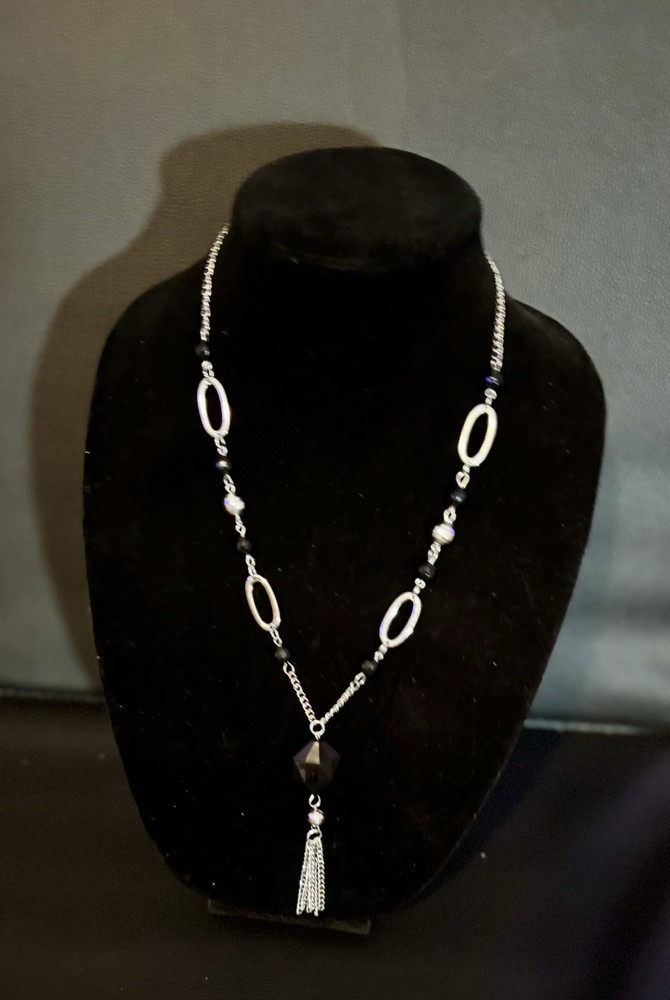 Black and Silver Necklace