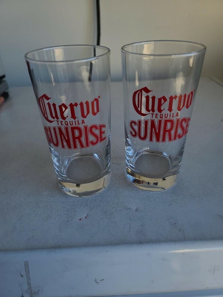 Cuervo Tequila Sunrise Glasses Set Of 2
