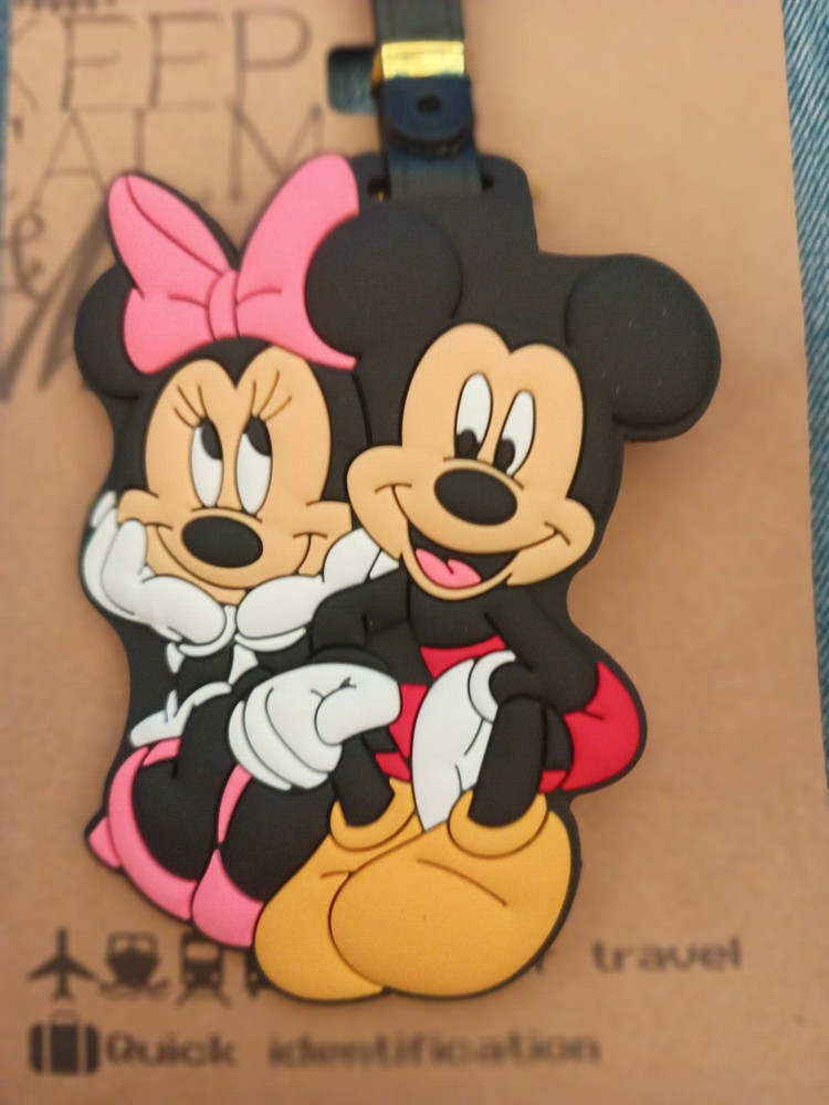 MICKEY & MINNIE LUGGAGE TAG / BACKPACK HANGER - NEXT DAY SHIPPING