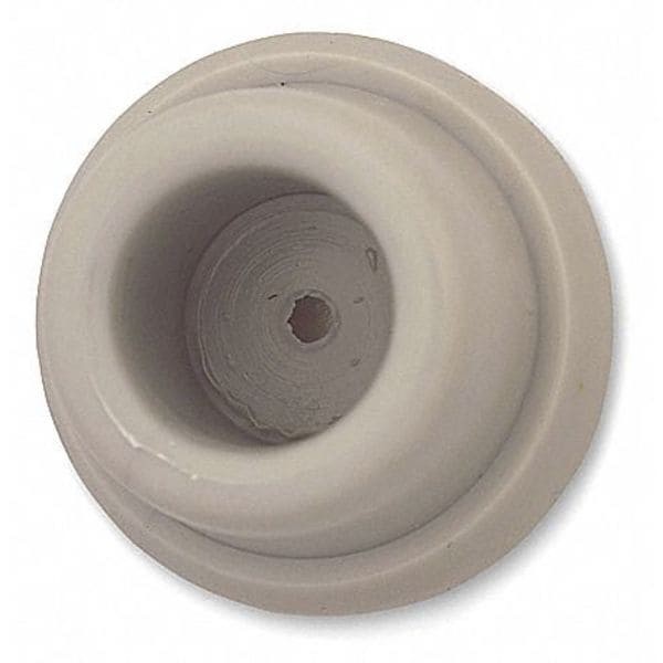 Rigid Door Stop, Solid Brass, 4Jg88