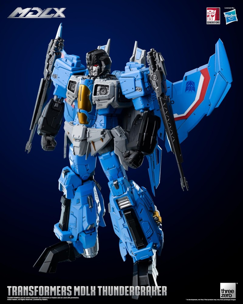 Transformers MDLX Thundercracker Action Figure 7.8 inches, Multicolor