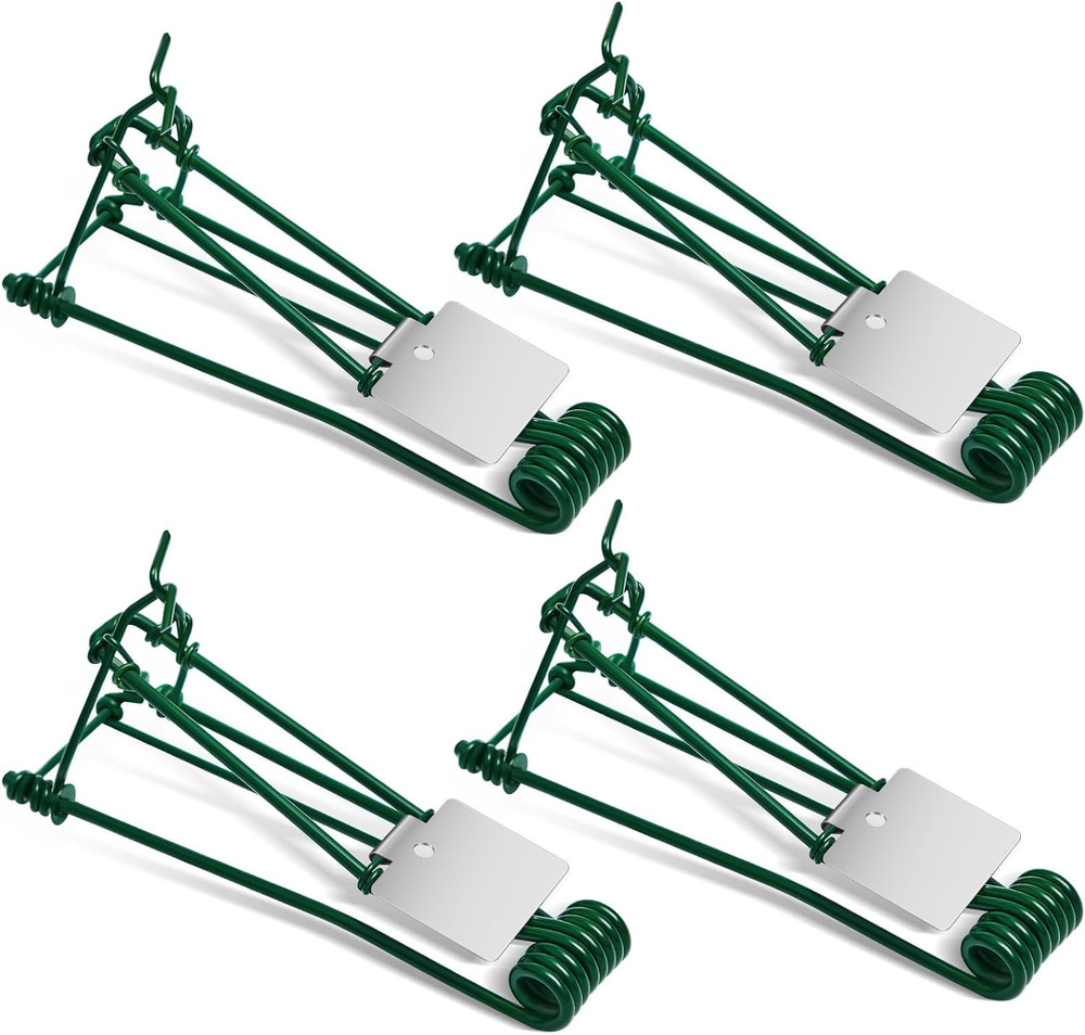 4 Pcs Outdoor Gopher Trap Easy Set Mole Trap Weather Resistant Gopher Killer Vol