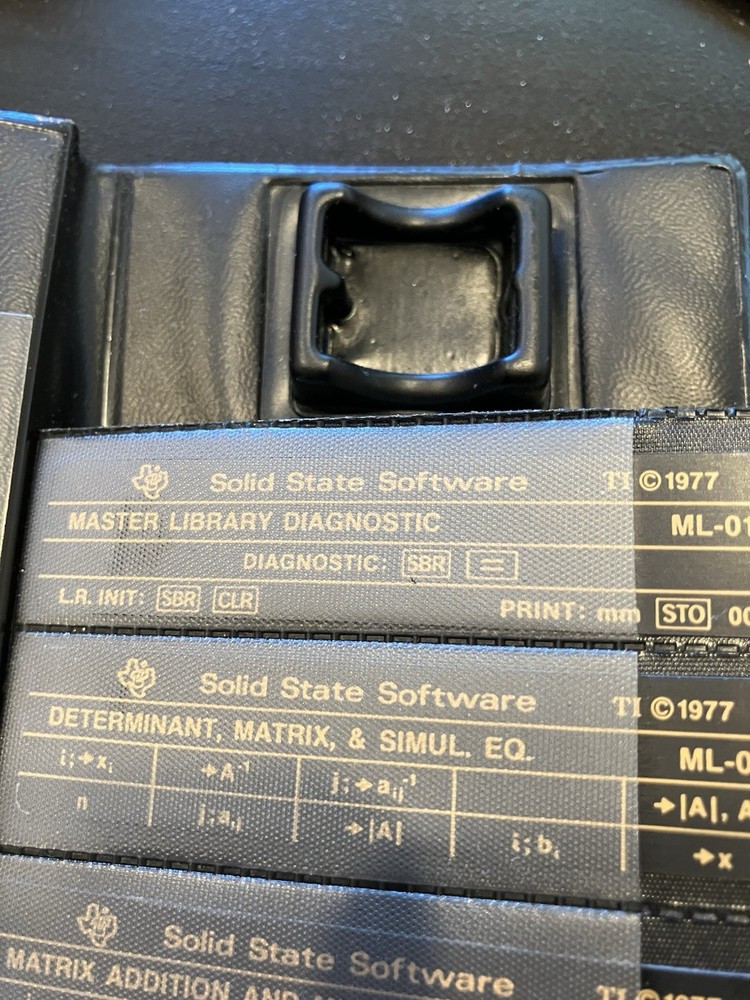 Texas Instruments TI-58C/59 Programmable Calculator Master Library Module ONLY