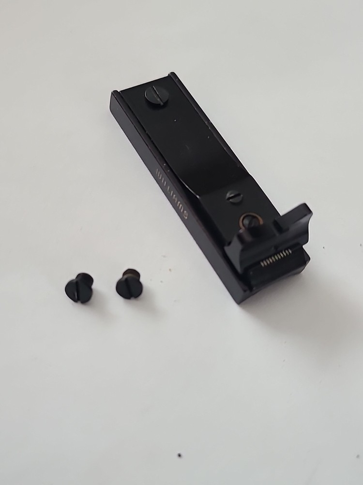 Knight 50 Cal Inline Muzzleloader Adjustable Rear Sight With Screws Black Knight