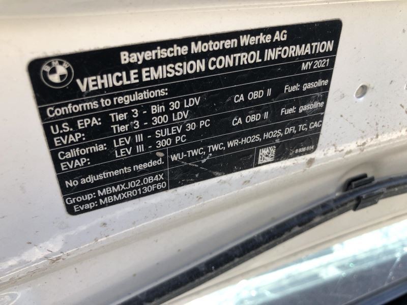 2020 2021 BMW 228i Front Facing Windshield Mounted Camera 816711