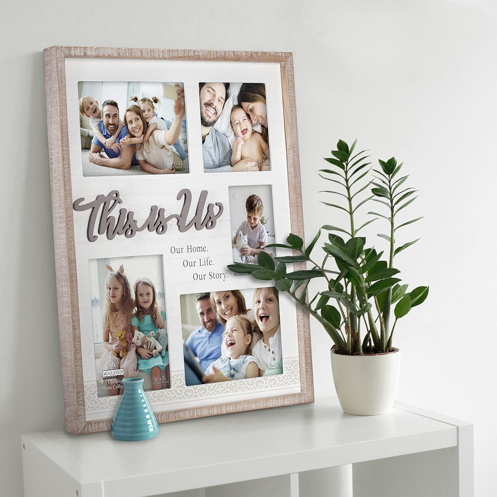 5-Op. This Is Us Rustic Bor, Brown