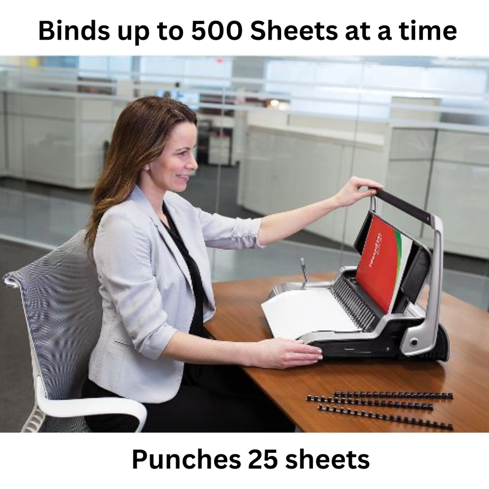 [Fellowes] Quasar+ 500 Document Binding Machine, Bind up to 500 Sheets!