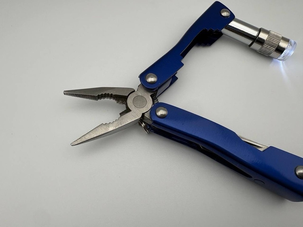 Blue Stainless Steel Multi-Functional Hand Tool Kit