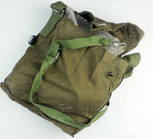 Surplus Chinese Type 64 gas mask & Canvas pack bag