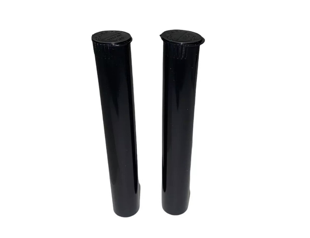 Biodegradable 116MM Black Pre-Roll Tubes | 500 Pack | Container for King Size