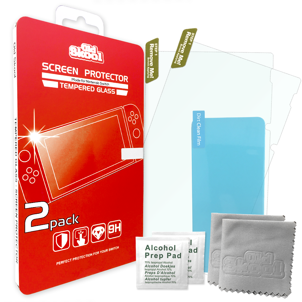 Nintendo Switch Premium Tempered Glass Screen Protector (2 Pack)