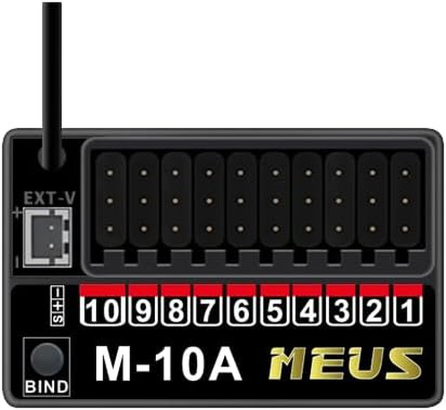 2.4Ghz RC Receiver M-10A Long Range Control RX Compatible with  RC Transmitter M