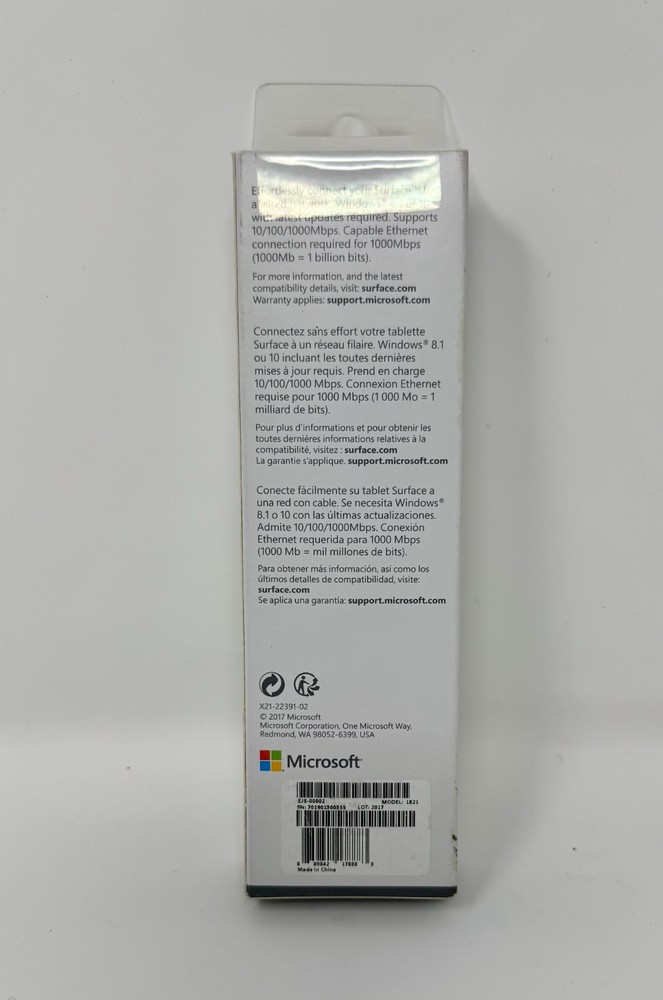 Microsoft Surface USB 3.0 Gigabit Ethernet Network Adapter EJS-00002 BRAND NEW