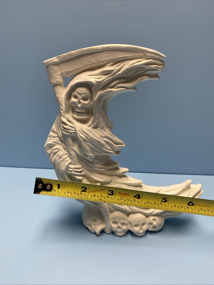 Moon Grim Reaper Ceramic Bisque Ready to Paint