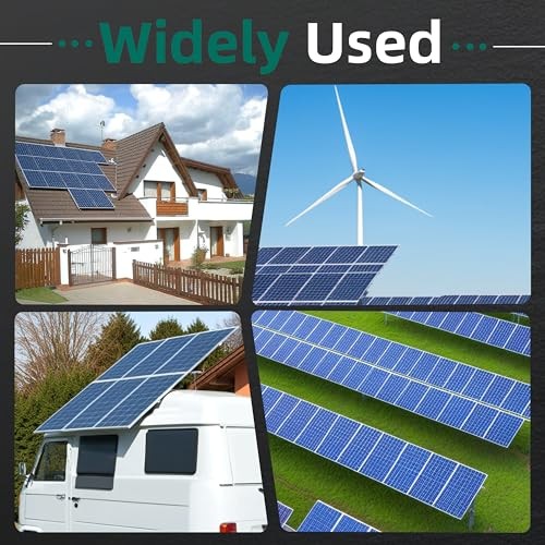 4 Pack Adjustable Solar Panel Tilt Mount Bracket Base, Tilt Angle 10°-60° Flat