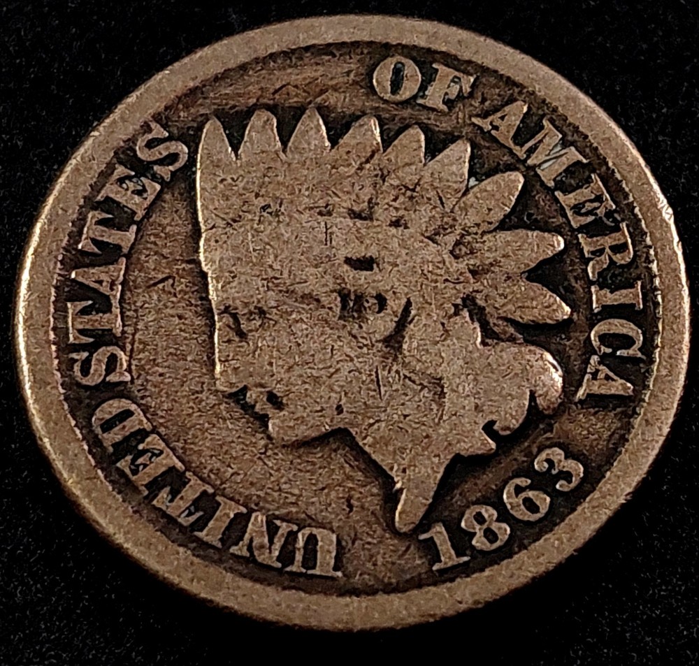 1863 Indian Head Cent!