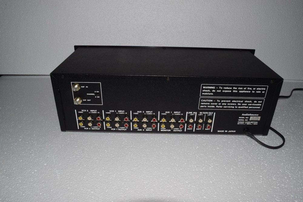 AudioSource AV ONE Audio/Video Selector - Processor - Equalizer