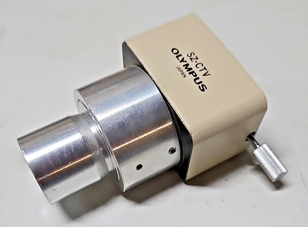 Olympus - Optika - Microscope Scope SZ-CTV CCD Camera Adapter and Lens