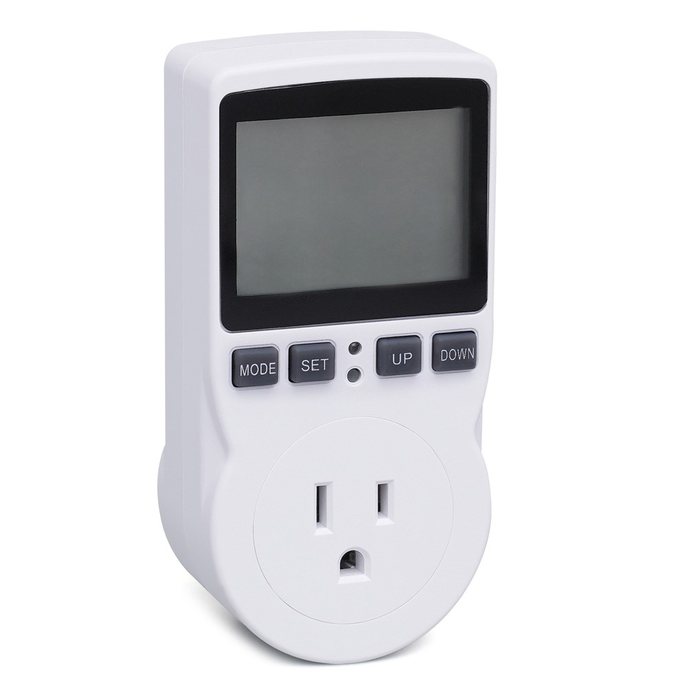 Digital Plug In Temperature Controller Sensor Timer Switch w/ LED Display USA
