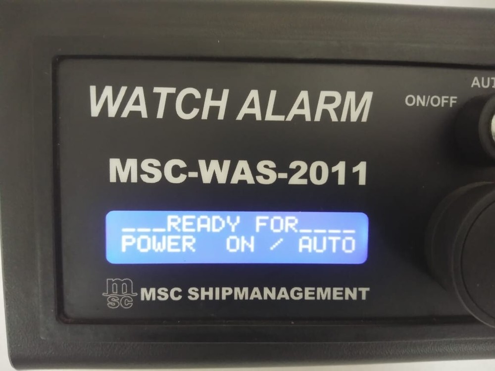 BNWAS MSC-WAS-2011 DISPLAY MSC SHIPMANAGEMENT - GOOD TESTED