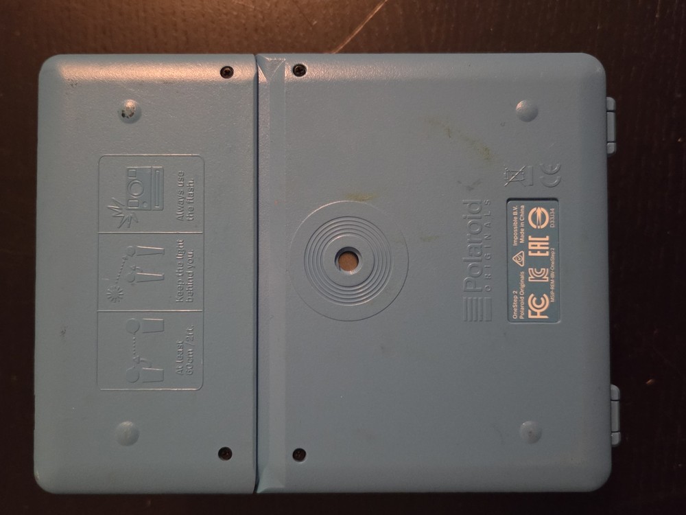Polaroid One Step 2, Summer Blue, I-Type Camera, Instant Camera TESTED & WORKING