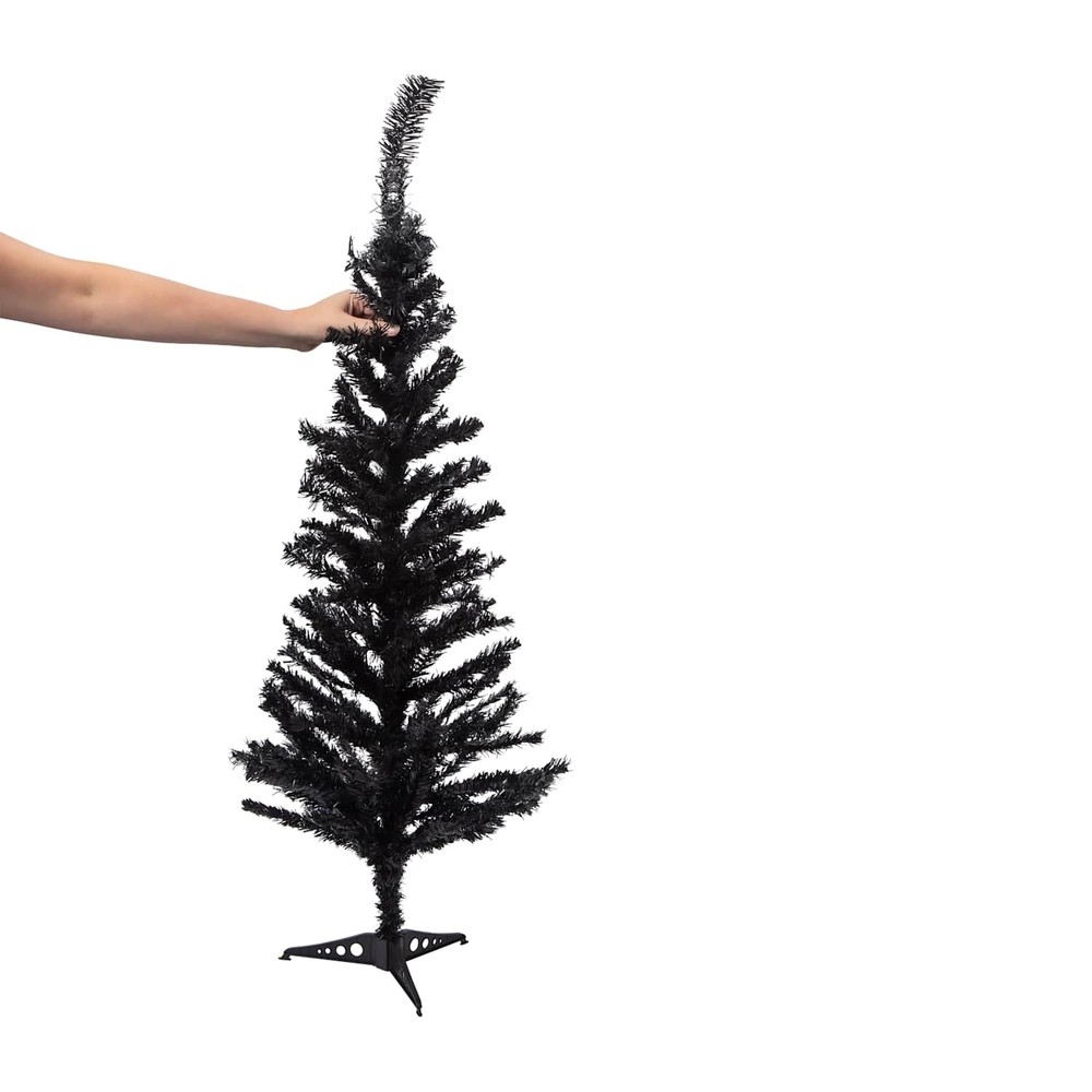 Halloween-Themed Black Tree 4ft