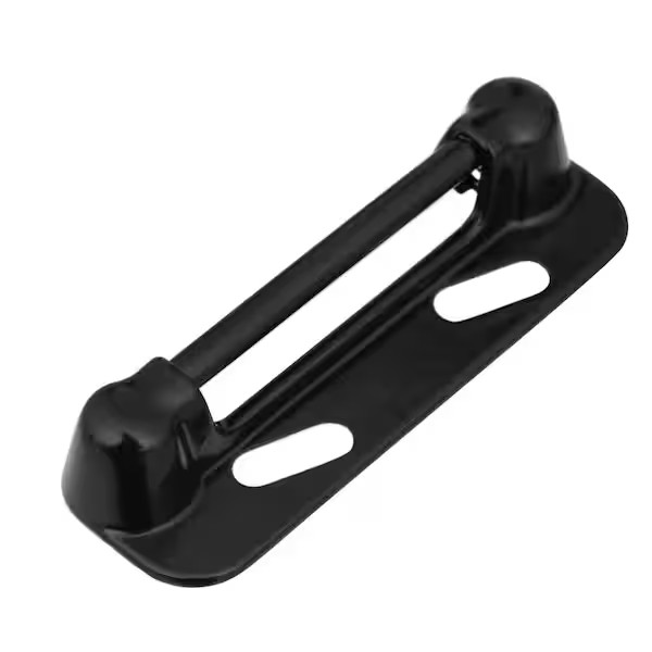 Push Button Screen or Storm Door Latch, Black