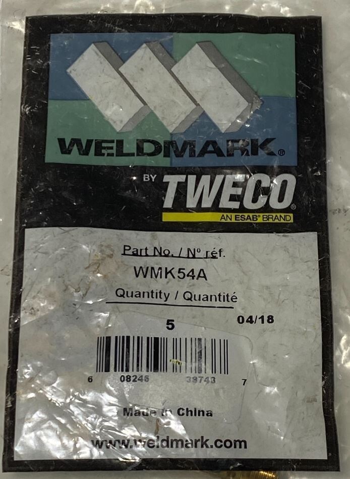 Tweco WMK54A Weldmark Gas Diffuser - 5Pcs - New