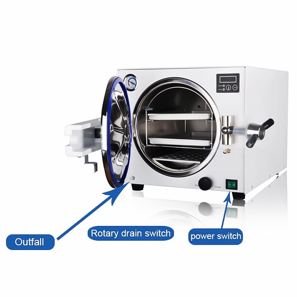 18L Surgical Instruments Autoclave Steam Sterilizer Sterilization Machine 110V