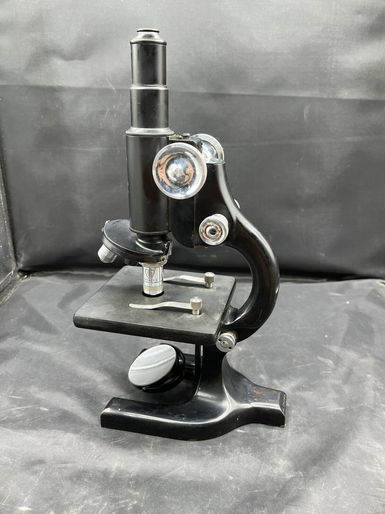 AO Spencer Microscope, Vintage Texas Tech 71