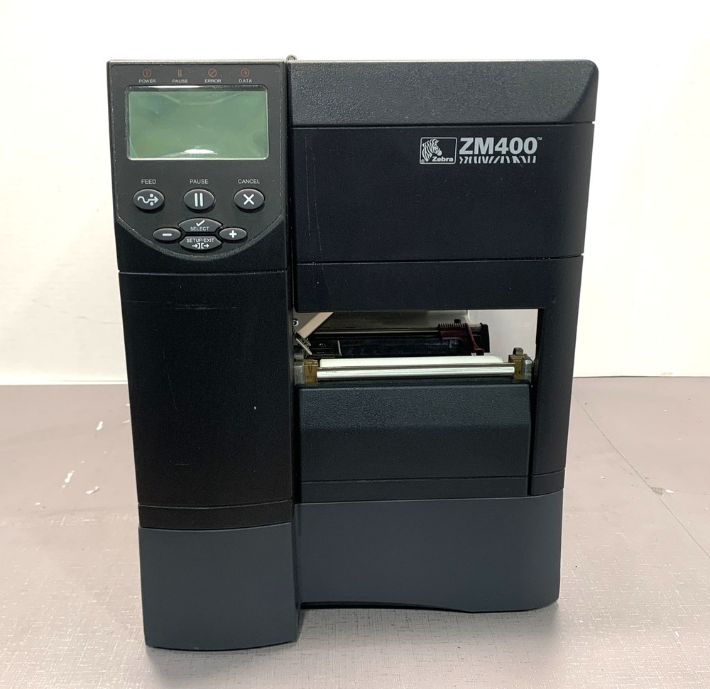 Zebra ZM400-200dpi Industrial Barcode Printer Tested