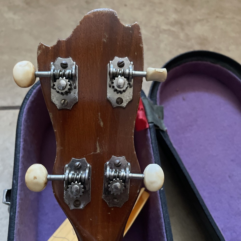Vintage KAY 4 String Banjo With Case