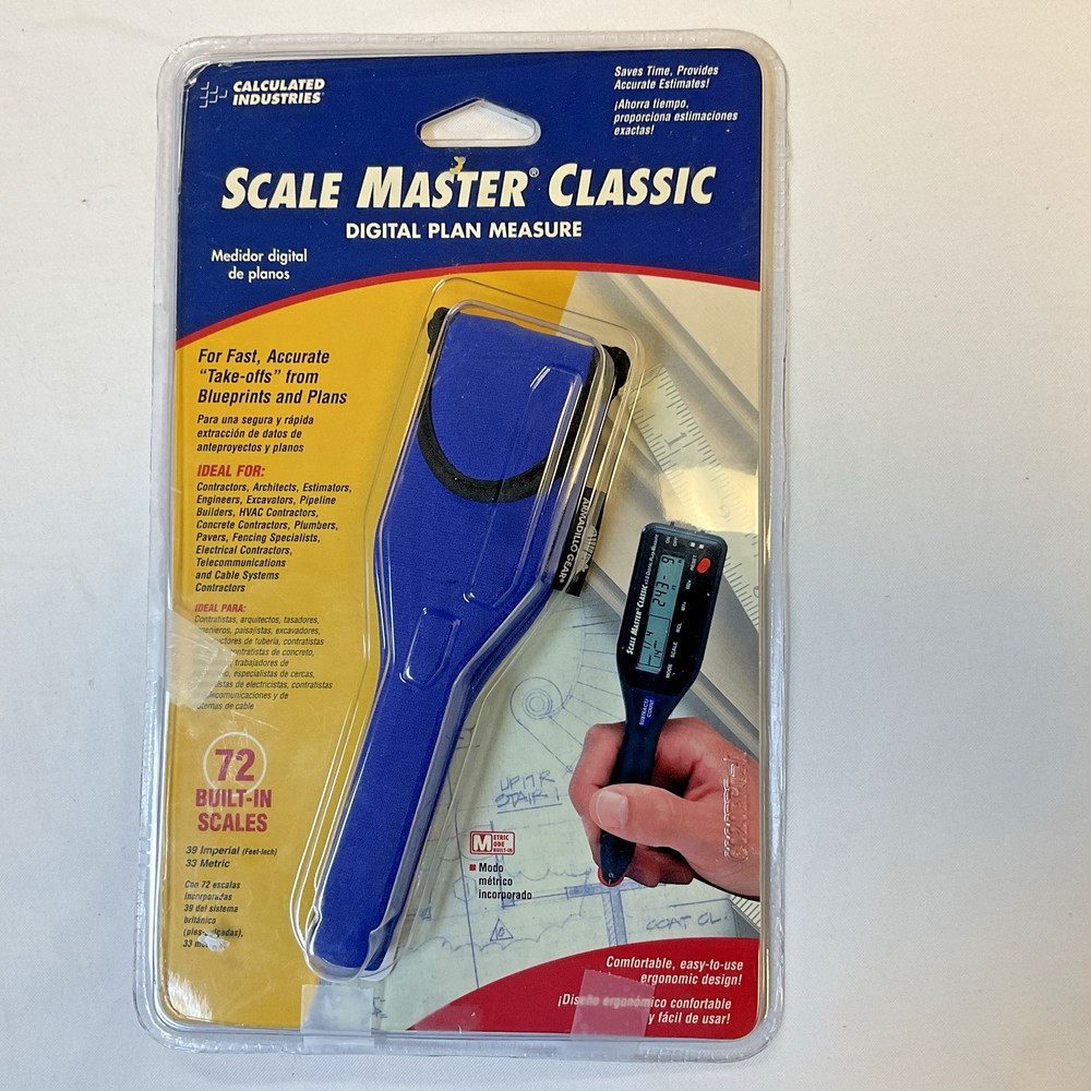 Scale Master Classic v3.0 Model 6020 Digital Plan Measuring Tool Calculated Ind.