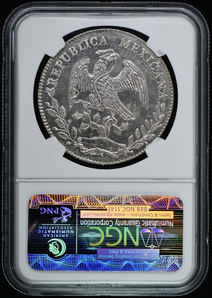 1882GA FS MEXICO 8R NGC MS64