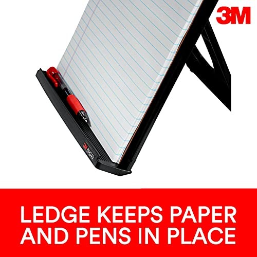 Desktop Document Holder Copy Holder, Adjustable Clip Holds Portrait and