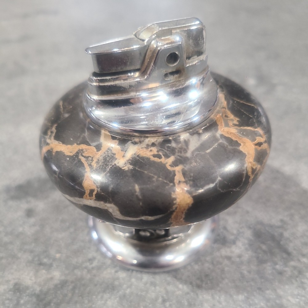 Ronson table model cigarette lighter art deco , marble vintage