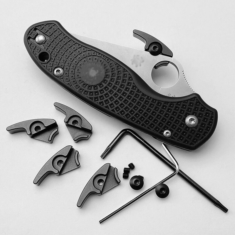 Durable Open Hook Screw Tool Set Fittings For Spyderco Paramilitary 2