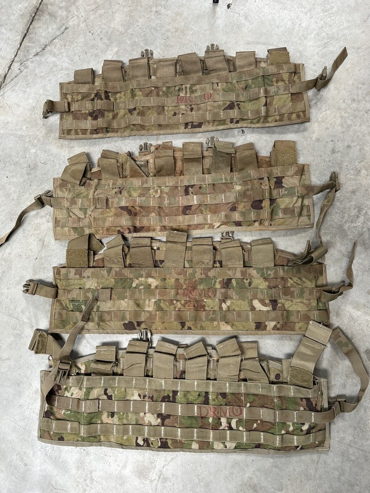 DAMAGED - OCP Tactical Assault Panel TAP Chest Rig Harness Multicam Molle II