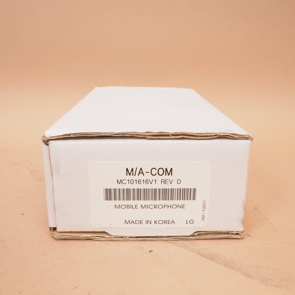 Harris Macom M/A-COM Microphone Mic Black Model MC101616V1 REV D