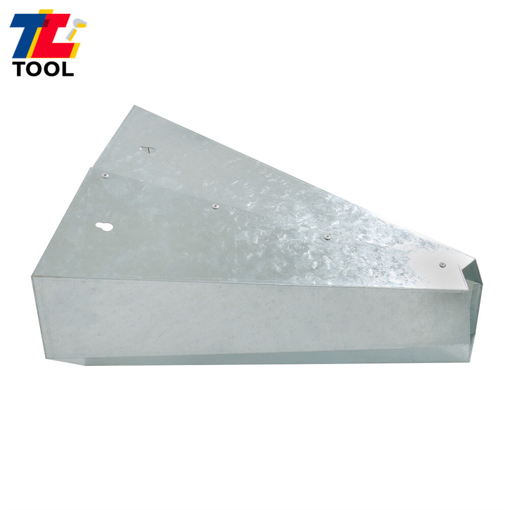 1 Pack 8 lbs Medium Size Chicken Cone Galvanized Steel Poultry Restraining Cone