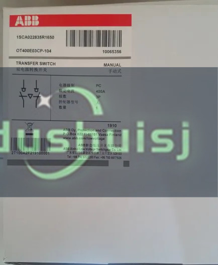 1pc ABB OT400E03CP-104 dual power conversion switch  Fast delivery
