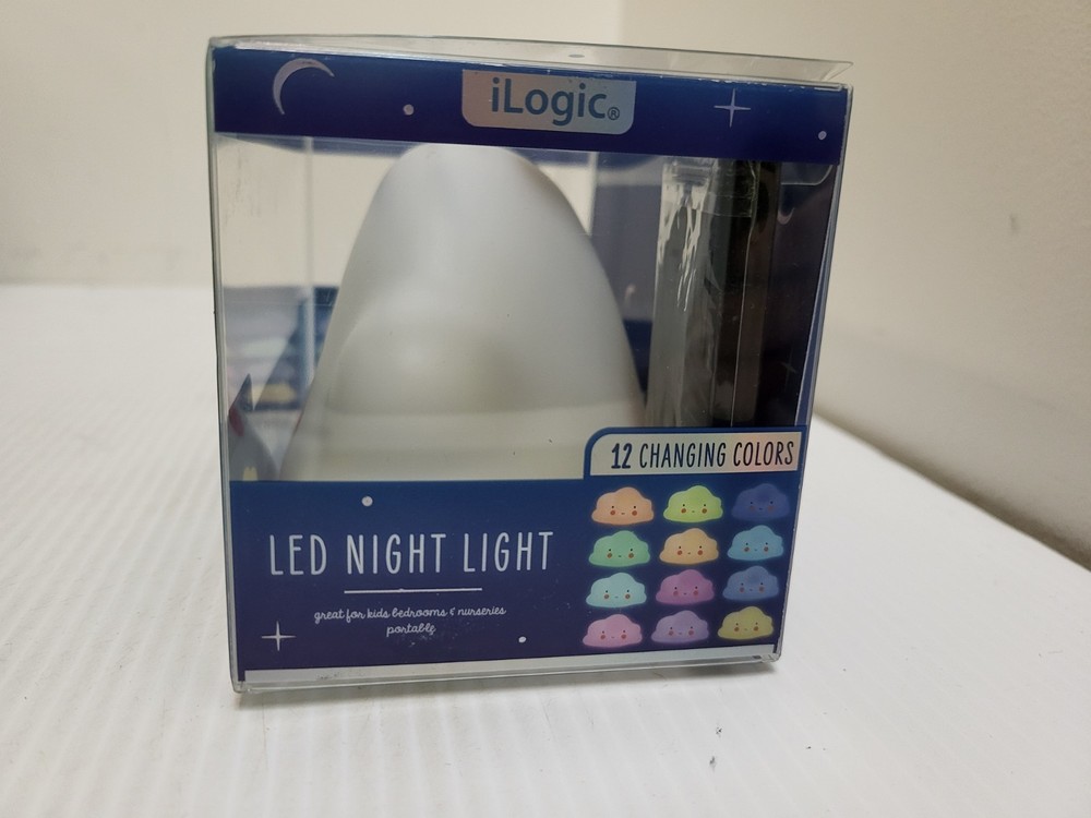 iLogic Led Night Light With 3 Light Modes & 12 Changing Colors + Remote Control